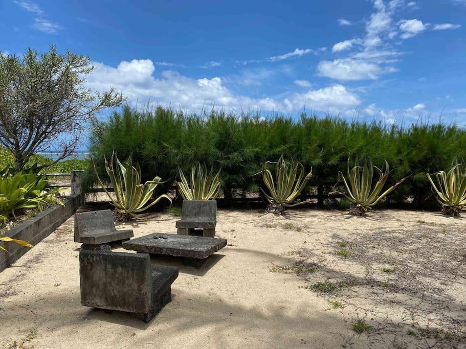Villa Coco des sables accès direct au lagon La Saline Le Bains Extérieur photo